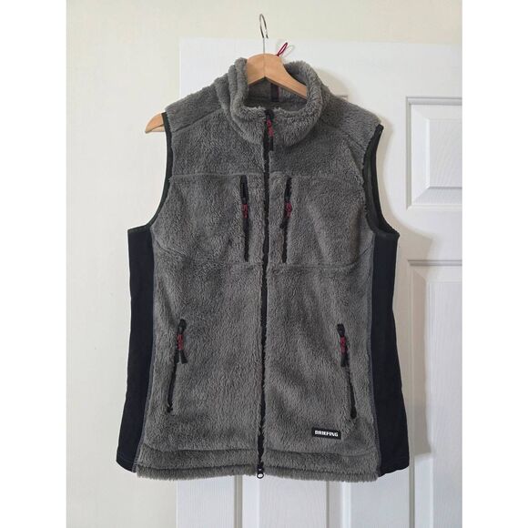 BRIEFING FLEECE VEST Gray, Size L, Fleece Vest - Picture 3 of 11